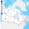 Продукт «Канадские геополитические границы» содержит международные, межобластные и территориальные границы, а также границы исключительной экономической зоны Канады